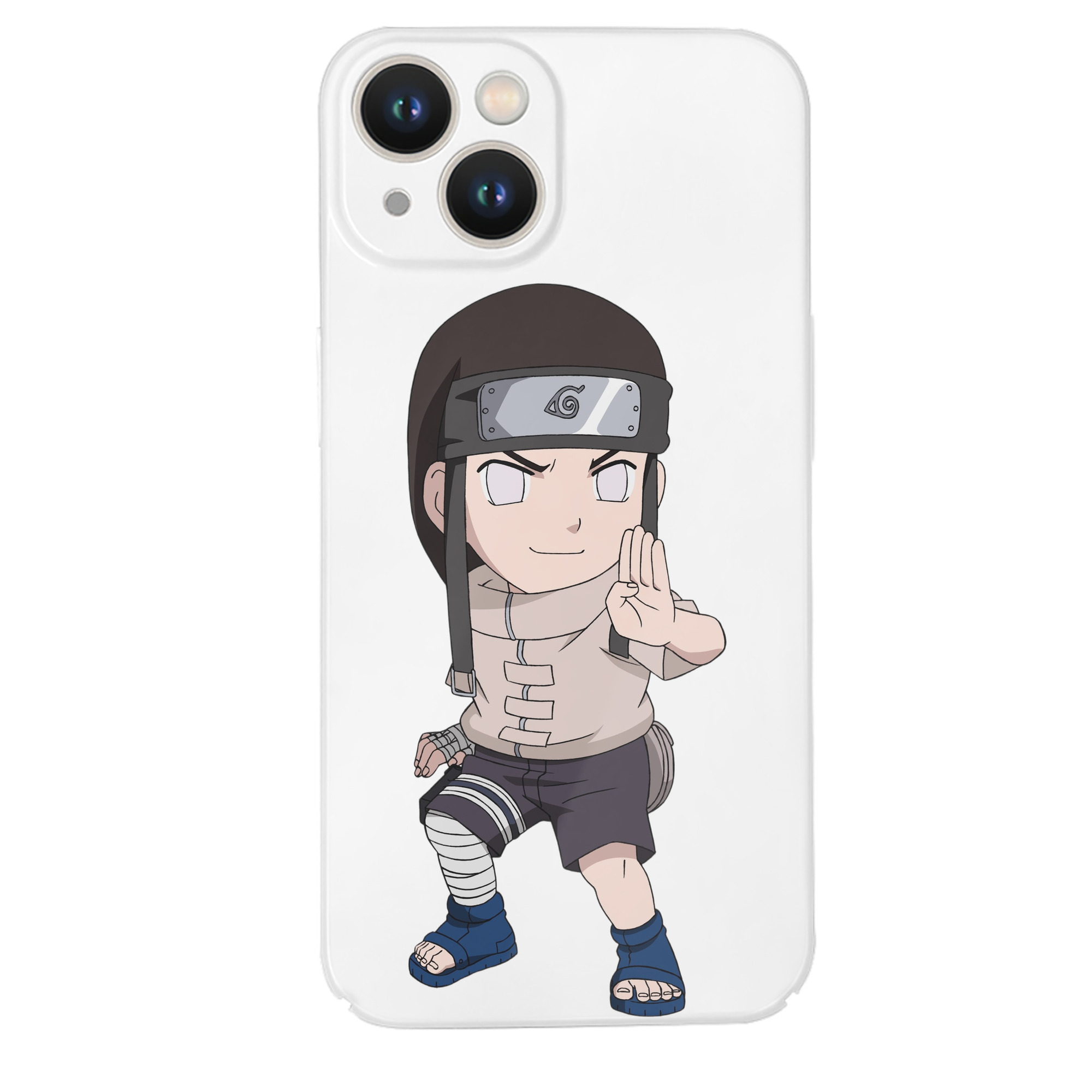 （画像用） NARUTO -ナルト- 日向ネジ Hyūga Neji 【iPhone 14シリーズ対応】ハードケース